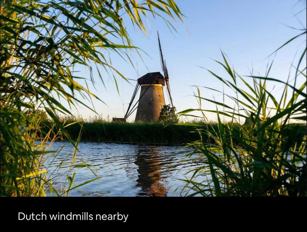 Tiny House With Garden And Jacuzzi Near Amsterdam Villa Vijfhuizen Bagian luar foto