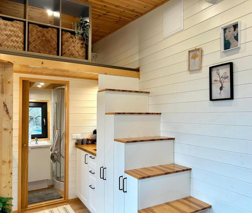 Tiny House With Garden And Jacuzzi Near Amsterdam Villa Vijfhuizen Bagian luar foto
